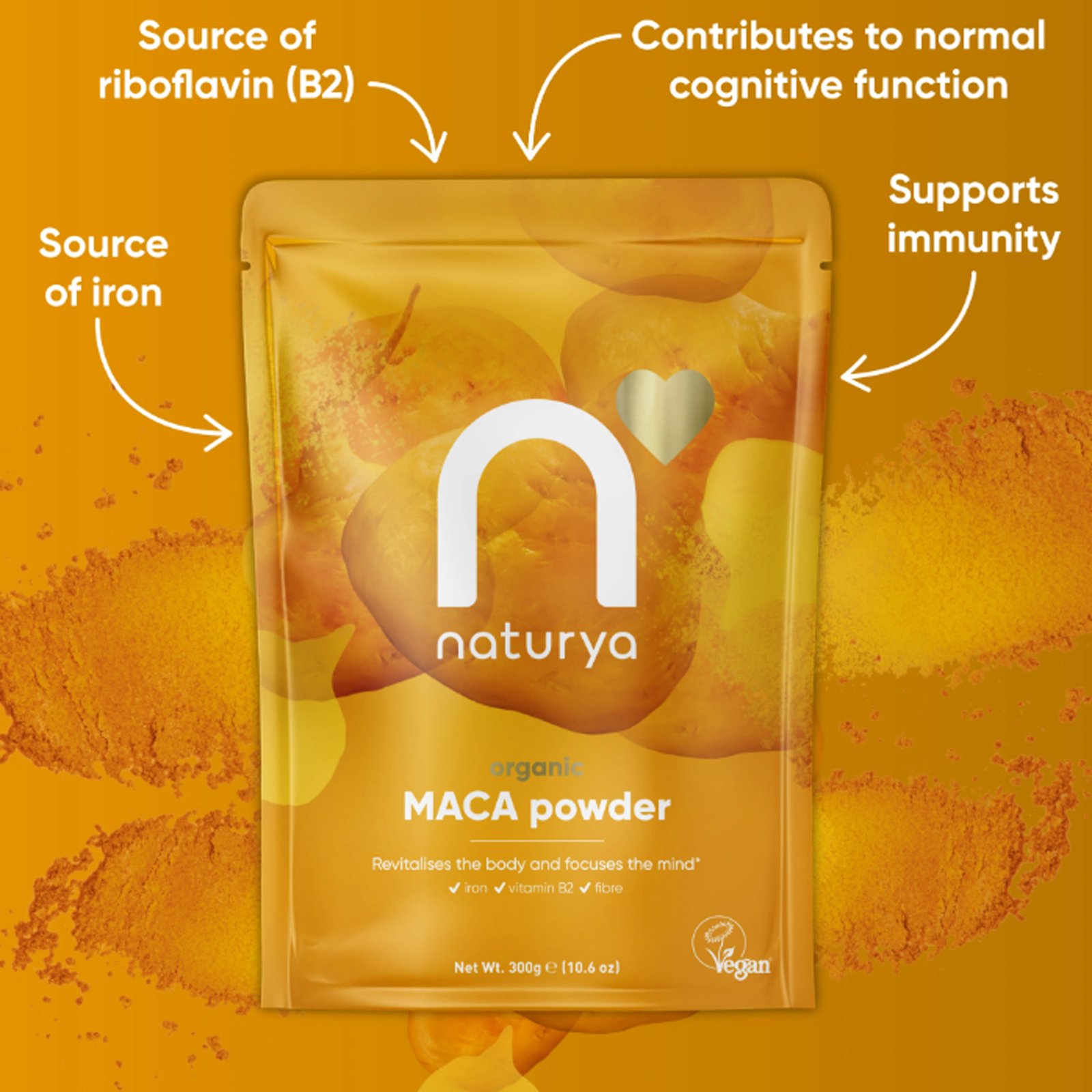 Maca Porder অর্গানিক মাকা পাউডার-300gm